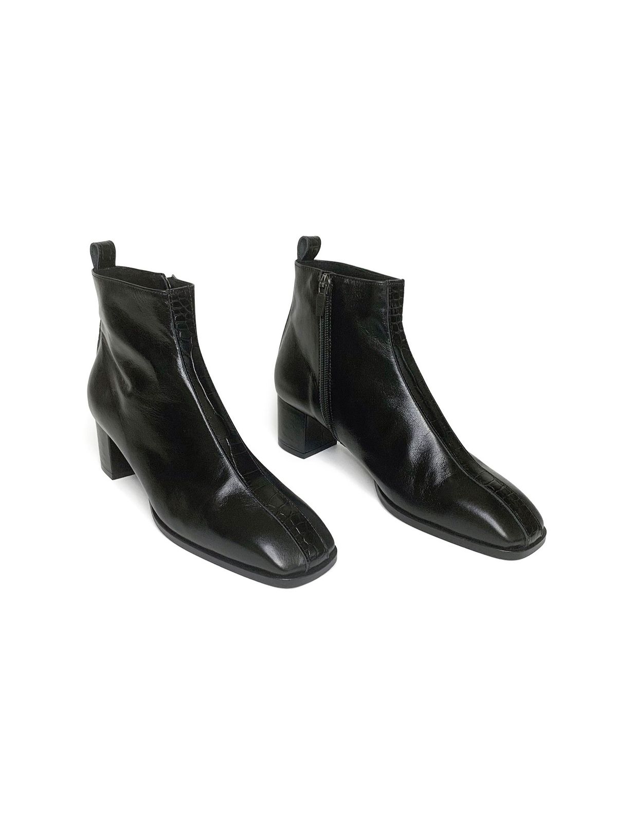 백오브더문(BACK OF THE MOON) Yury ankle boots_black