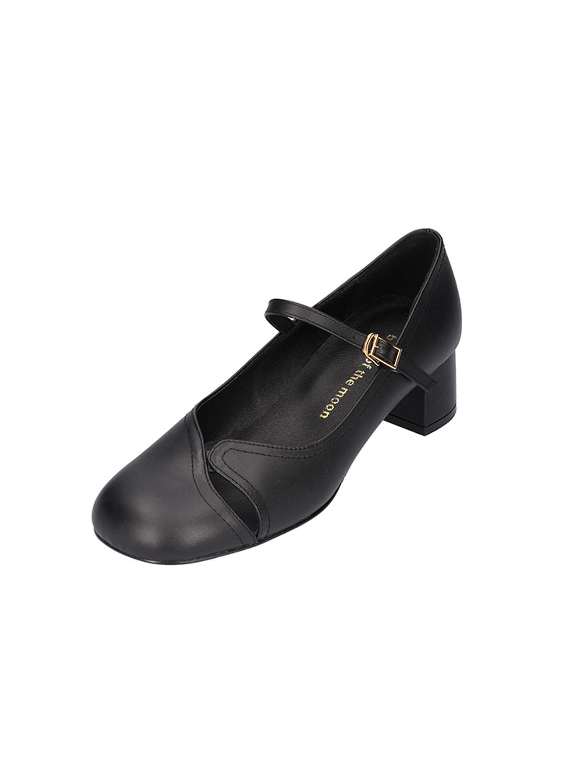 백오브더문(BACK OF THE MOON) Pibi strap pumps_black