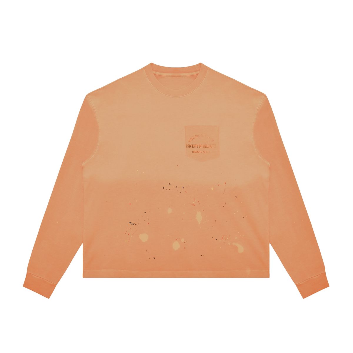 위러브티(WELOVETEE) PROP. painted L/S [ORANGE]