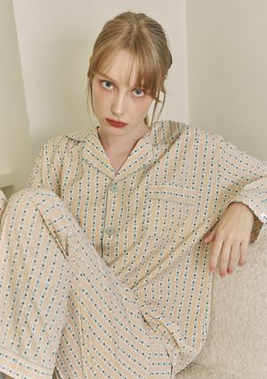 히든 클로버 커플 파자마 잠옷 세트