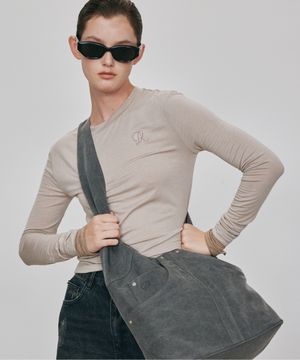 레이어드 소프트 울 롱슬리브 (베이지)