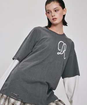 디어 DR 컷오프 레이어드 롱슬리브