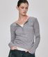 디어 DR 헨리넥 레이어드 롱슬리브 (그레이)