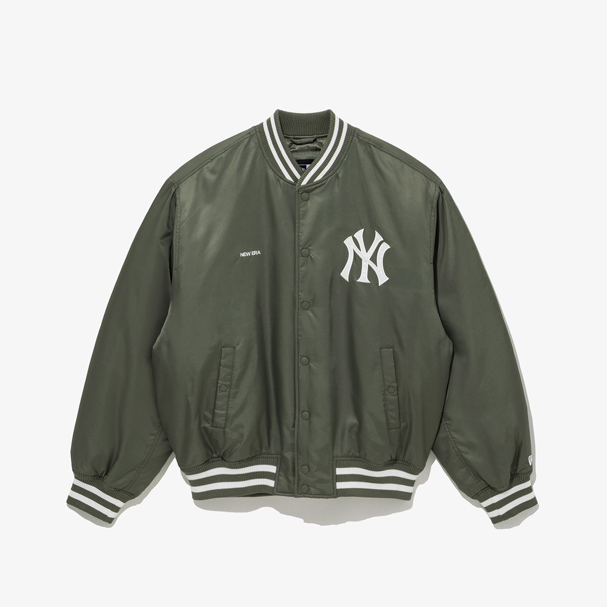 뉴에라(NEW ERA) MLB 뉴욕 양키스 나일론 스타디움 재킷 세이지 그린 14742036