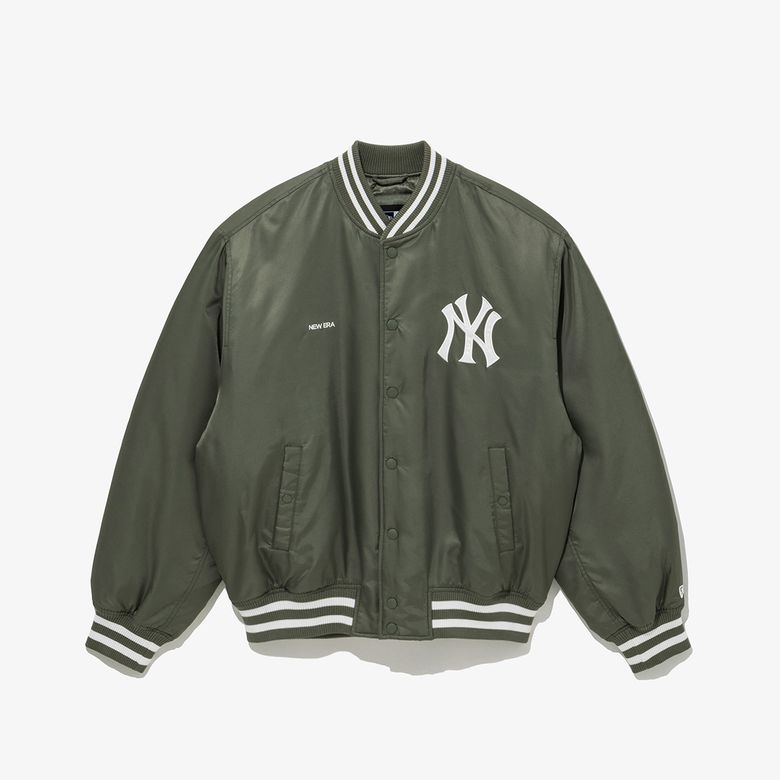 MLB 뉴욕 양키스 나일론 스타디움 재킷 세이지 그린 14742036