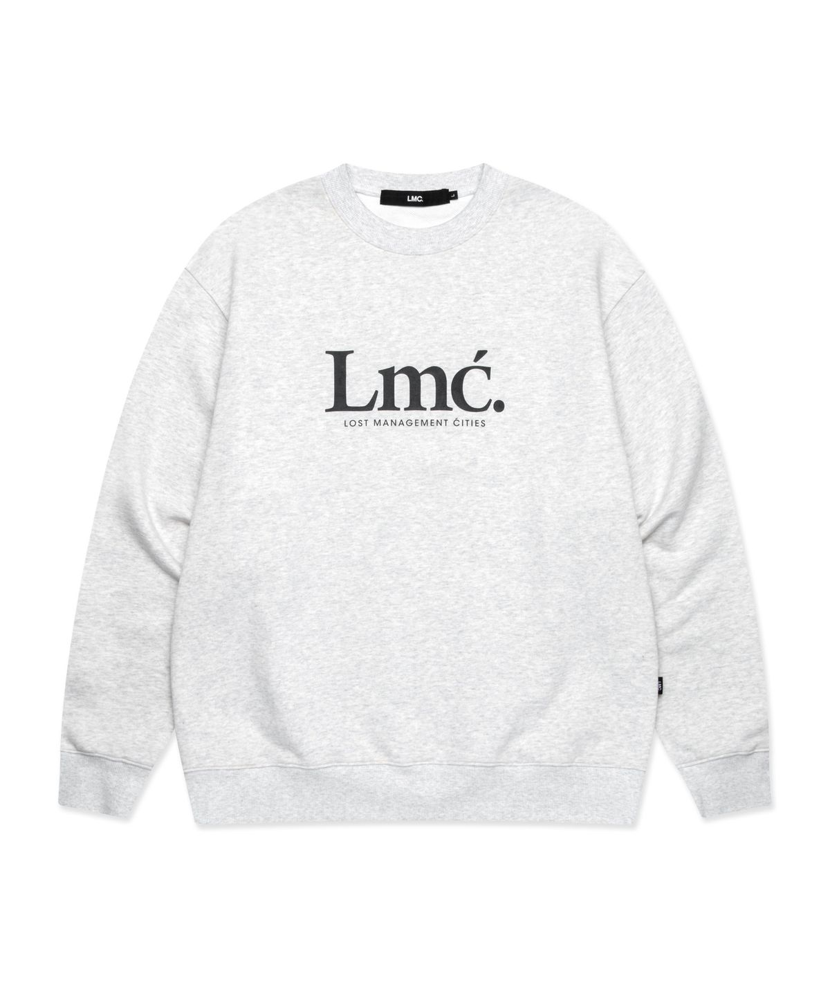 엘엠씨(LMC) SERIF LOGO SWEATSHIRT light heather gray