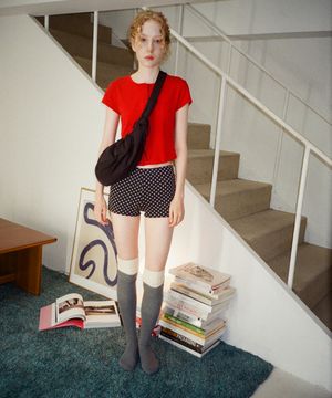 Ever Shirring Shoulder 56_ROBSX25642BKX