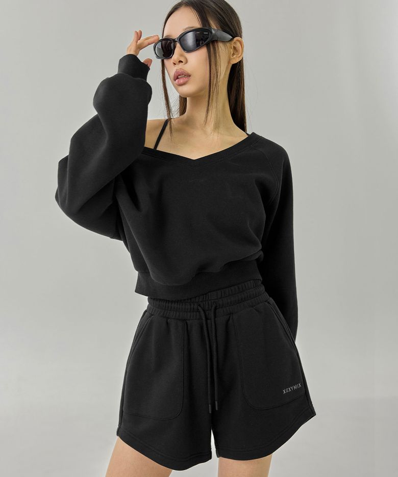 [SET] 소프트리 기모 커브 쇼츠 세트 XFK4TL1102_XFK4PS1101