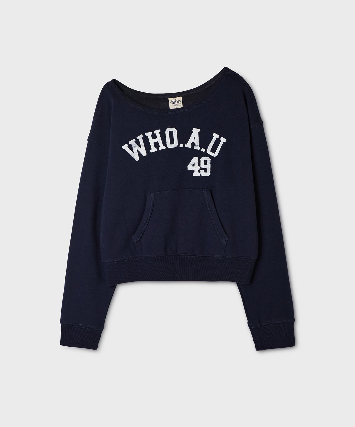 후아유(WHO.A.U) One-Shoulder Sweatshirt(F) / WHMWG4923F