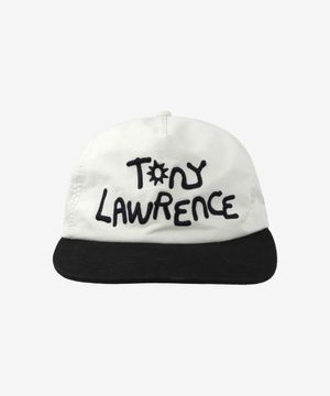 심볼 로고 배색 볼캡 아이보리