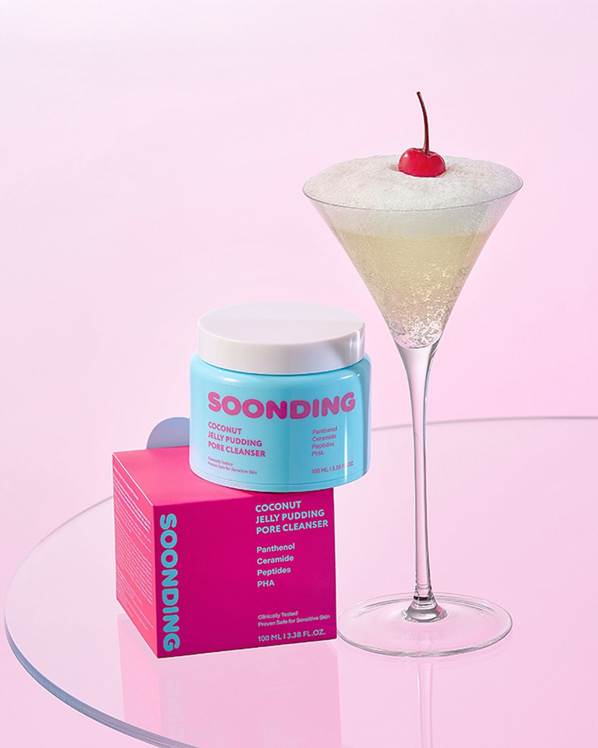 순딩(SOONDING) 순딩 코코넛 젤리 푸딩 포어 클렌저 100ml 듀얼구성