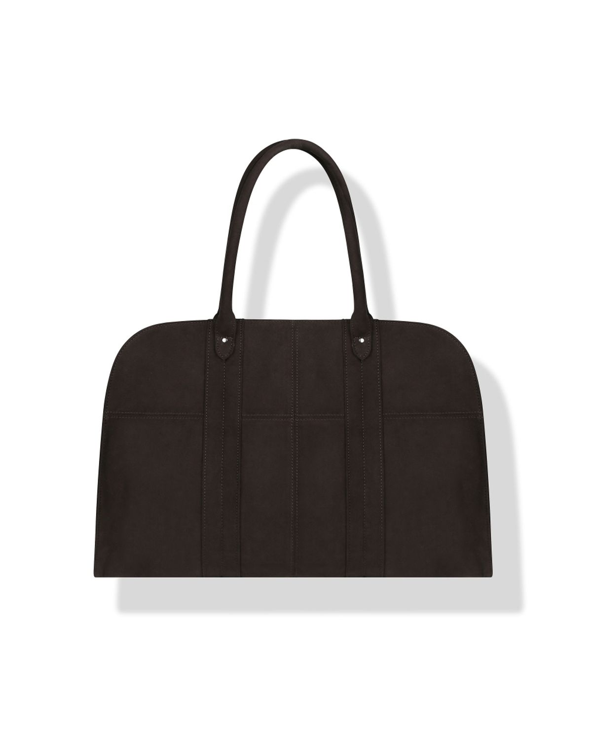비슬로우(BESLOW) [비슬로우X데릭]SYNTHETIC SUEDE TOTE BAG DARK BROWN