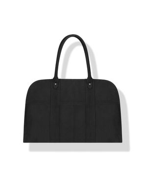 [비슬로우X데릭]SYNTHETIC SUEDE TOTE BAG BLACK