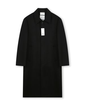 [비슬로우X데릭]OVERSIZED CASHMERE MAC COAT BLACK