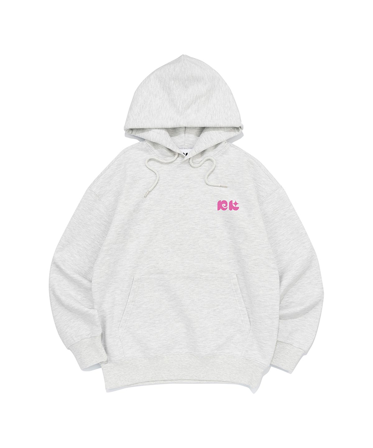 뉴키치(NEWKITSCH) NK LOGO HOODIE (LIGHT MELANGE)