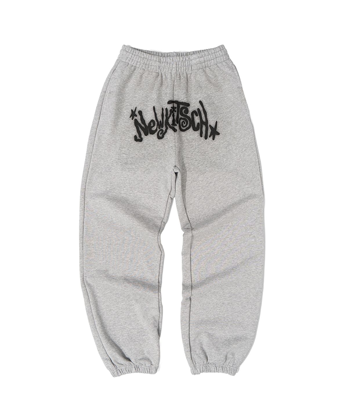 뉴키치(NEWKITSCH) NEWKITSCH STAR LOGO JOGGER PANTS (MELANGE)