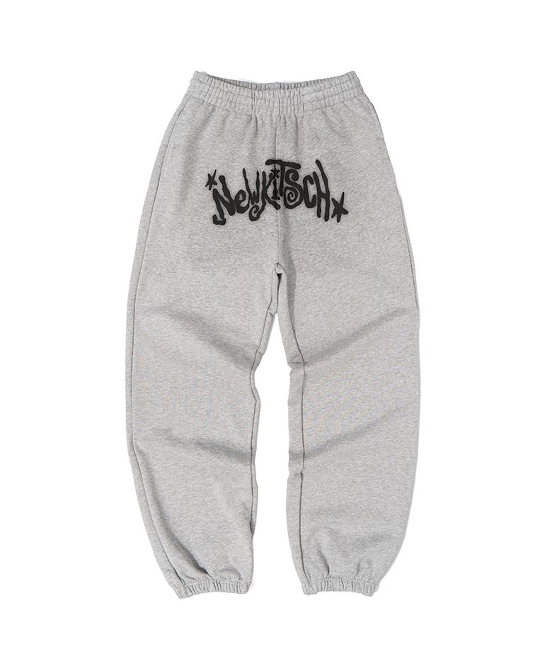 NEWKITSCH STAR LOGO JOGGER PANTS (MELANGE)