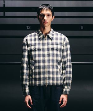 Dalton Check Jacket Navy