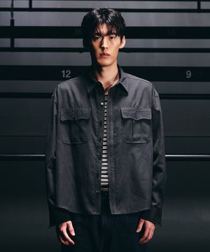 Rhett Suede Shirt Black