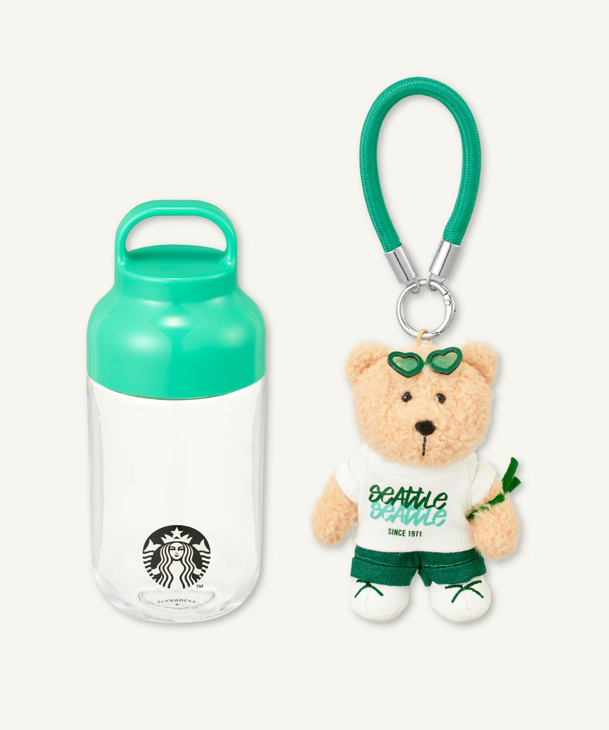 스타벅스(STARBUCKS) 페스티벌 보틀 베어리스타 키체인