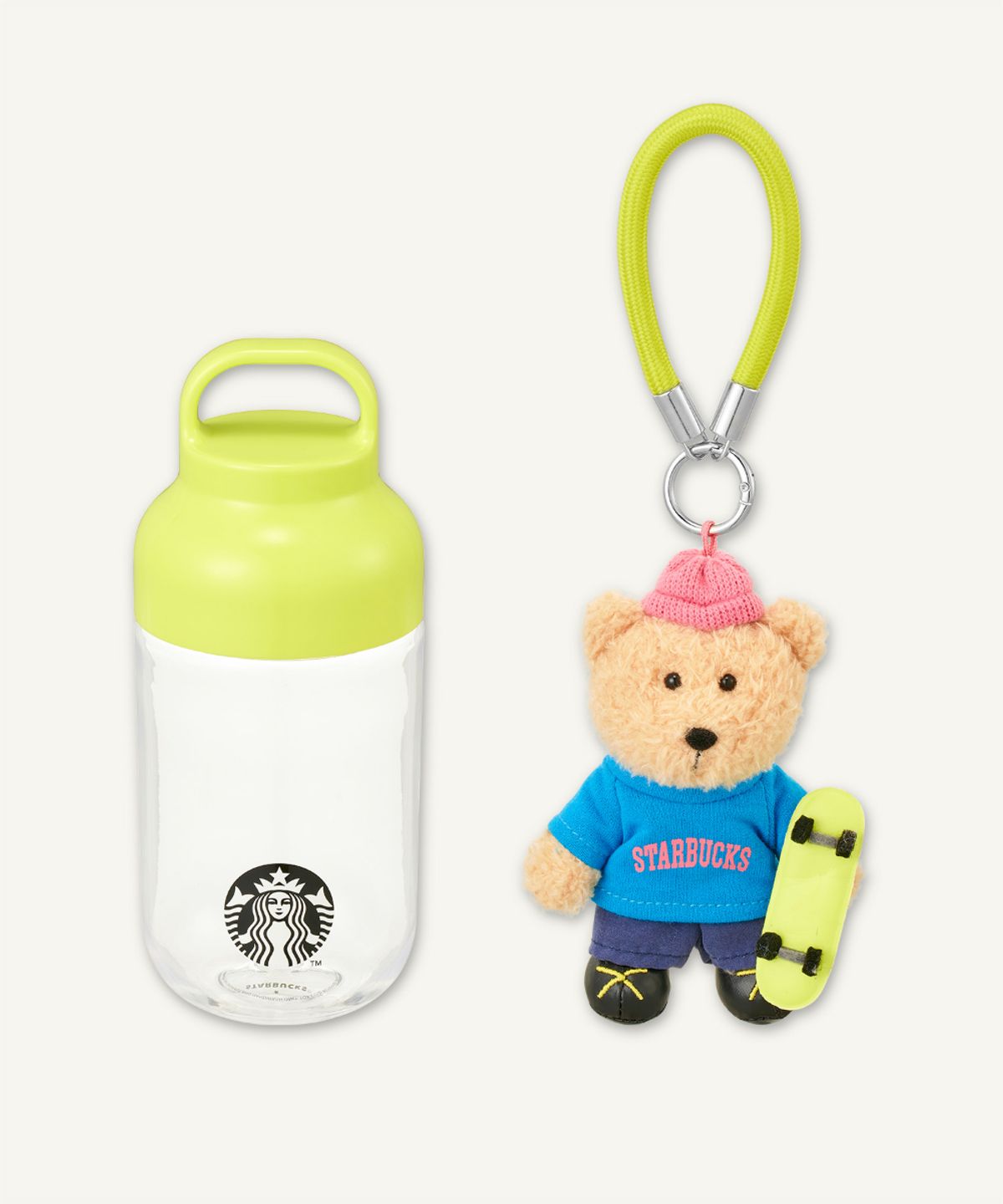 스타벅스(STARBUCKS) 액티브 보드 보틀 베어리스타 키체인
