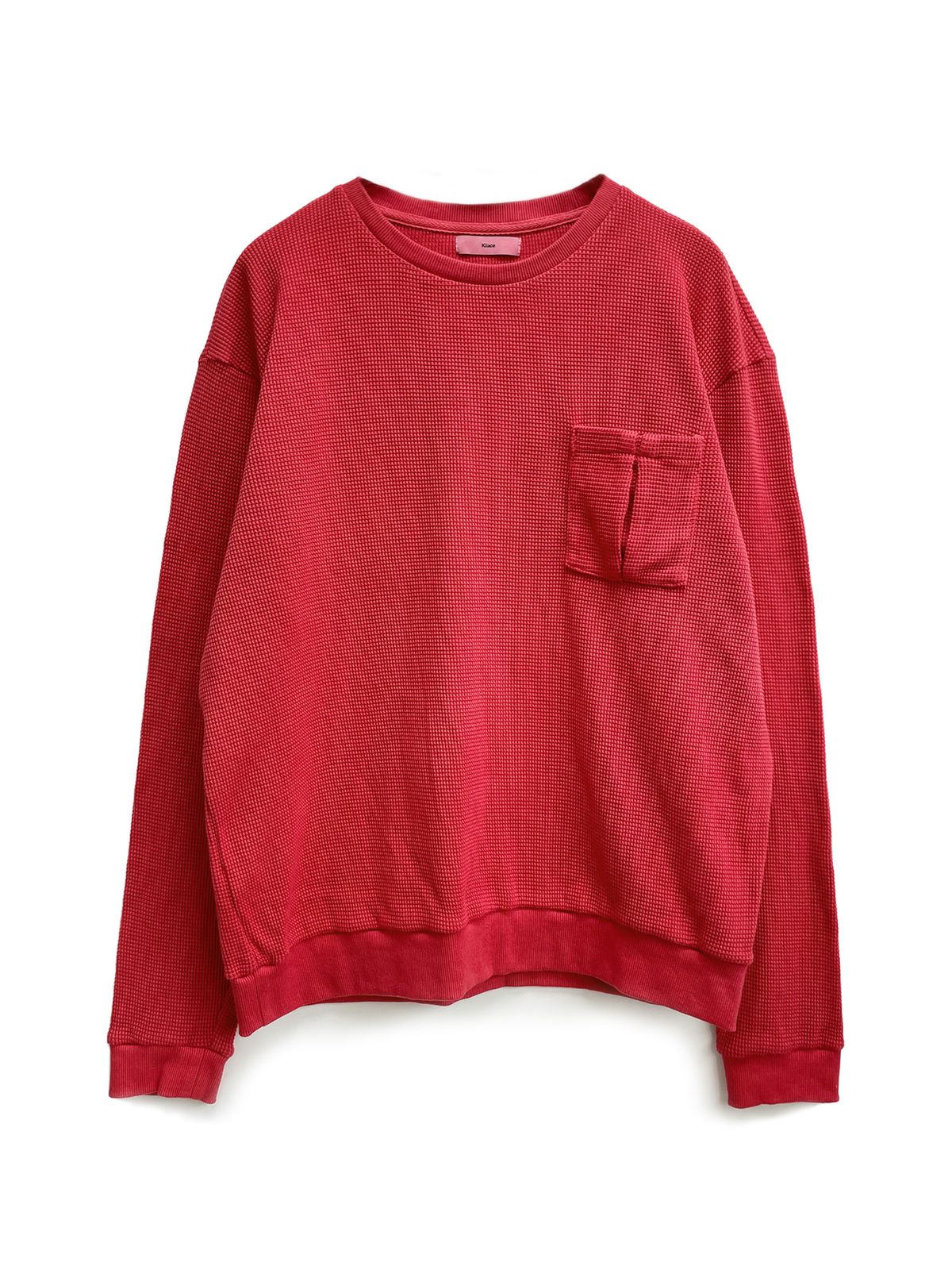 키아세(KIIACE) Thermal Sweatshirt - Red