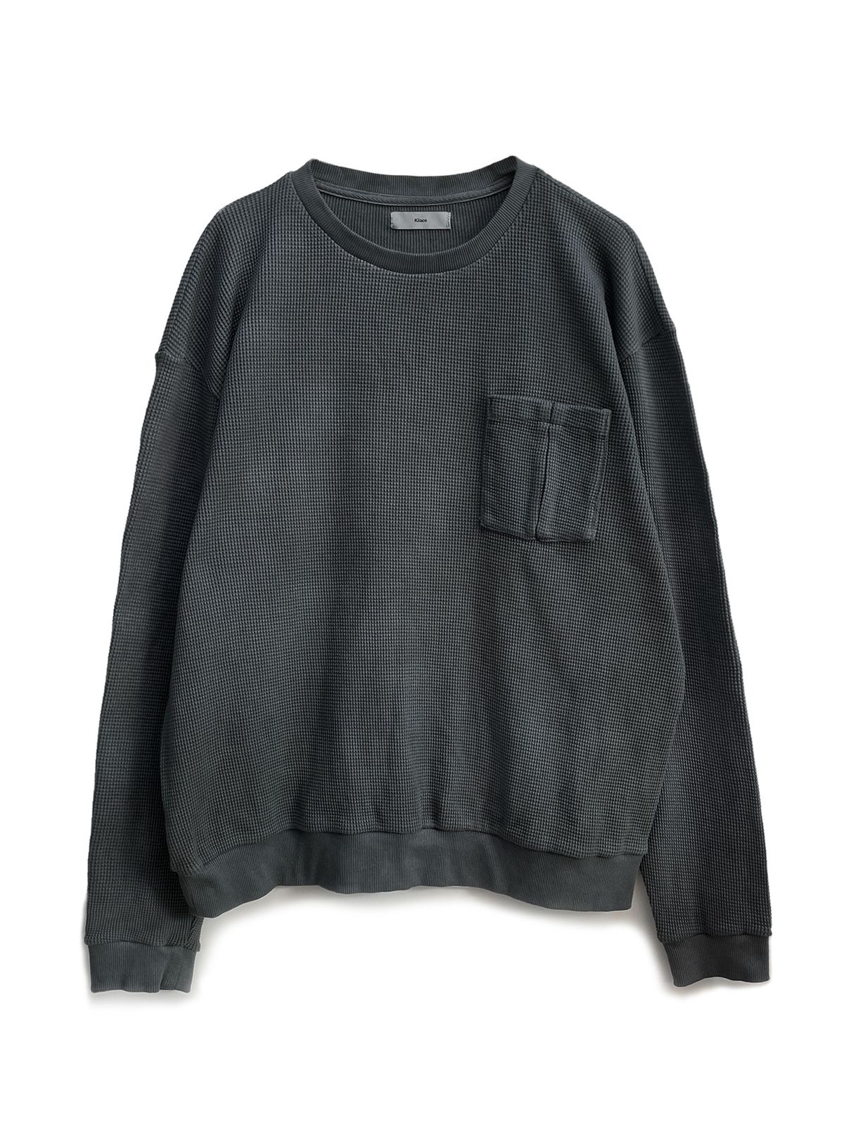 키아세(KIIACE) Thermal Sweatshirt - Charcoal