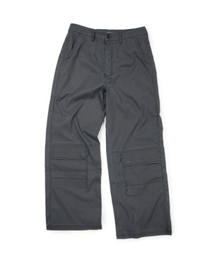 (BASE) KNEE POCKET COMFORT PANTS (BLACK)