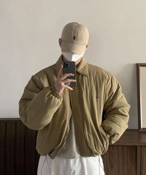 YEI Logo Padding Jacket (beige)