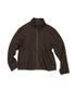 (BASE) FULL KNIT ZIP UP (BROWN)