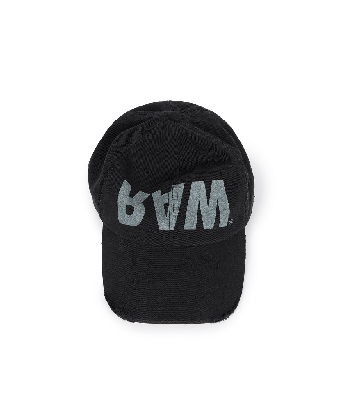 이티씨이(ETCE) RAW BALL CAP (BLACK)