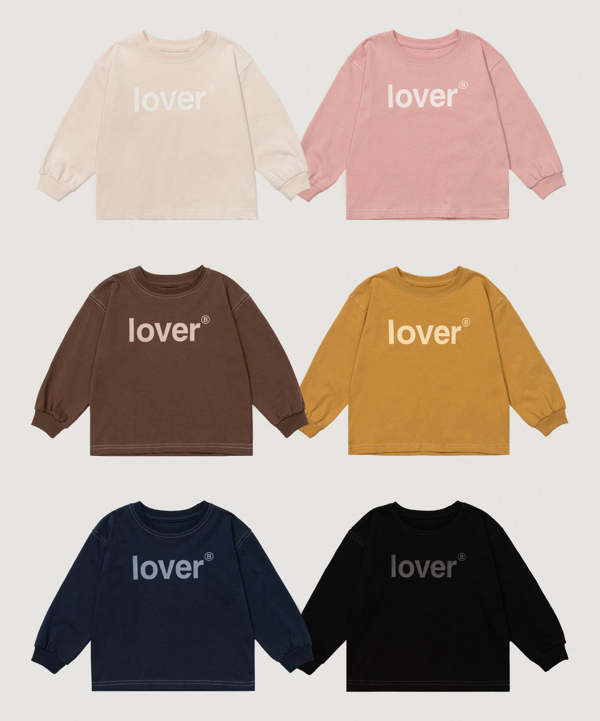 보나츠(BONATS) LOVER 베이직 롱 슬리브_6COLOR