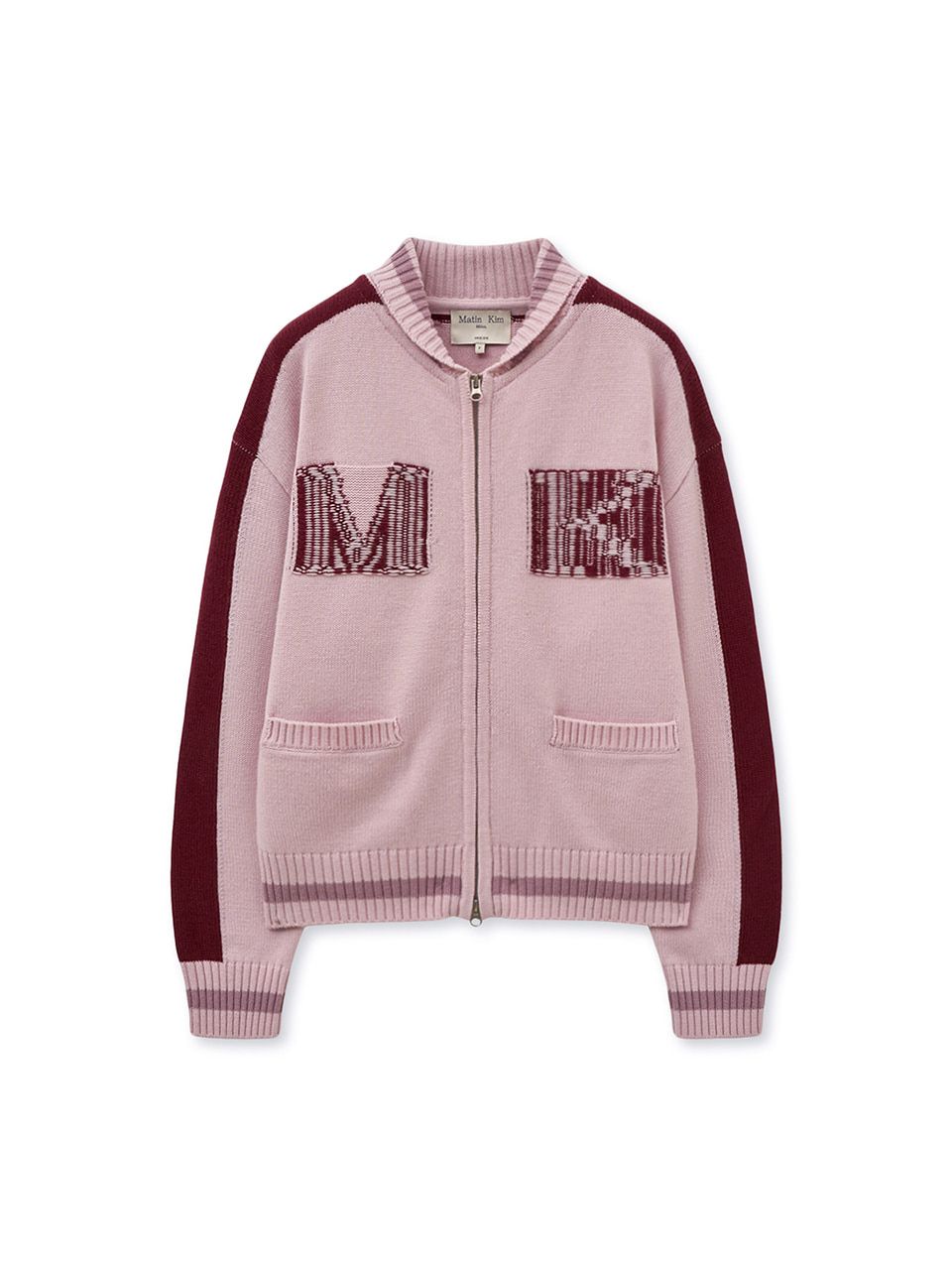 その他 KIM MUSINSA公式 | MATIN KIM MATIN KIM INITIAL KNIT ZIP UP FOR