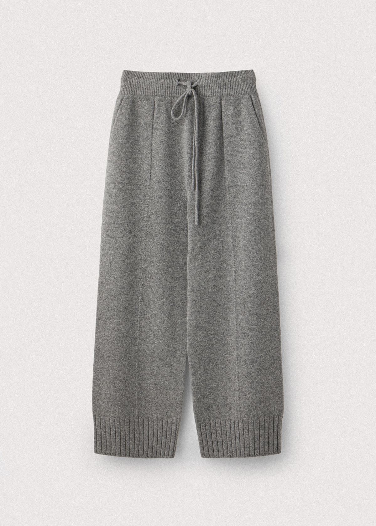 우마뭉(UMARMUNG) Super fine merino wholegarment pants_Heather grey