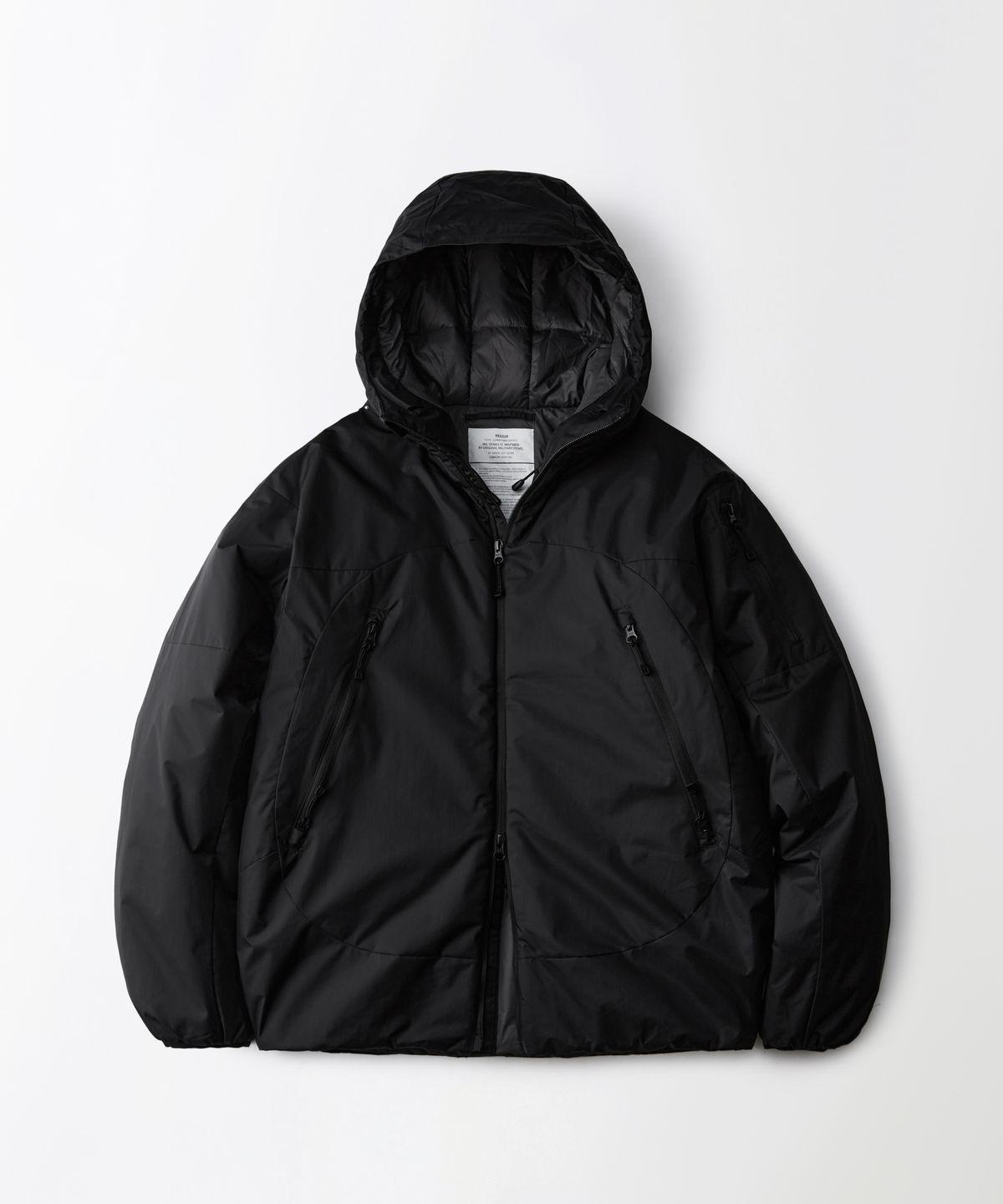 아웃스탠딩(OUTSTANDING) TORAY PRIMALOFT PCU JACKET_BLACK