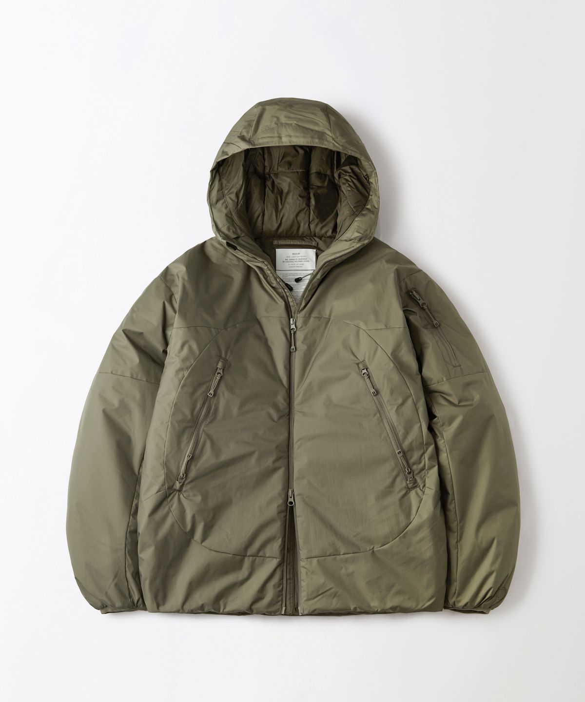 아웃스탠딩(OUTSTANDING) TORAY PRIMALOFT PCU JACKET_SAGE GREEN