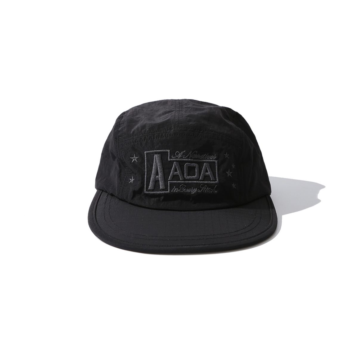 에이에이오에이(AAOA) 스타 나일론 캠프 캡 블랙