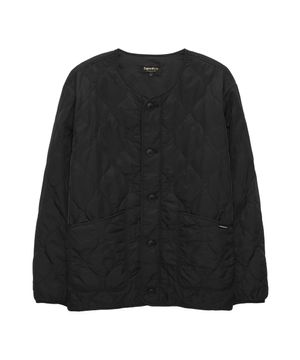 퀼티드 패딩 자켓 블랙