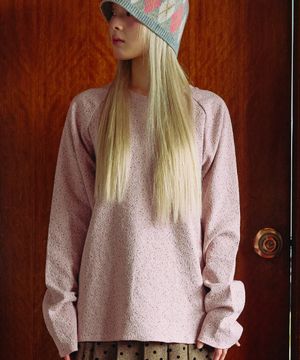 쿠키 스판 티셔츠 (핑크)