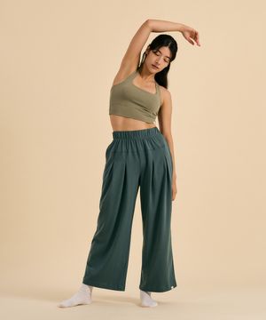 Whispering Tuck Pants (Green)