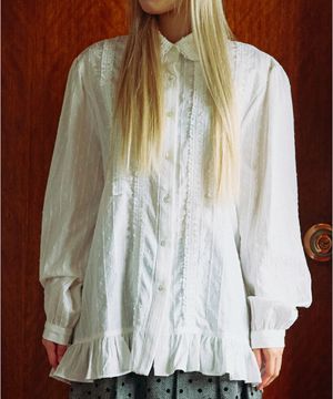 벨라 레이스 블라우스 (화이트)