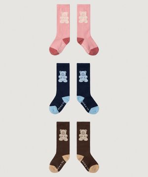 젤리뽀 뽀곰 니삭스_3COLOR