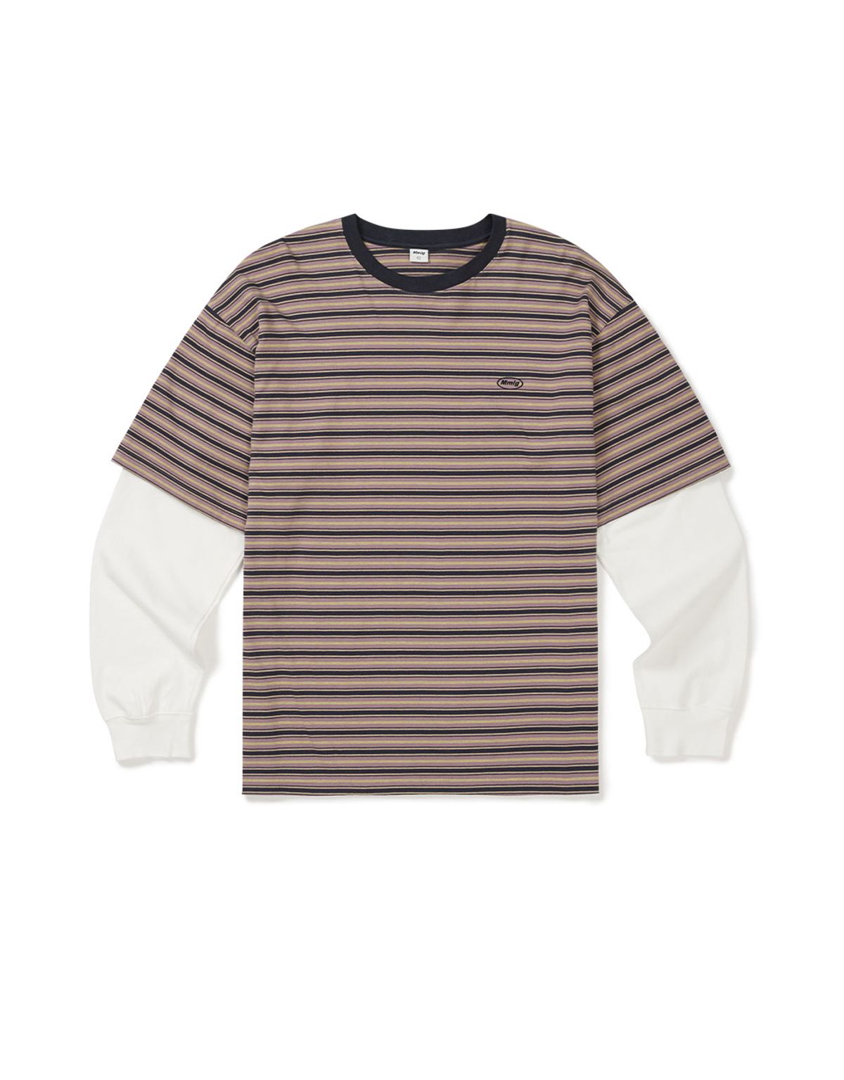 엠엠엘지(MMLG) MULTI STRIPE LAYERED LVS-T (PURPLE STRIPE)