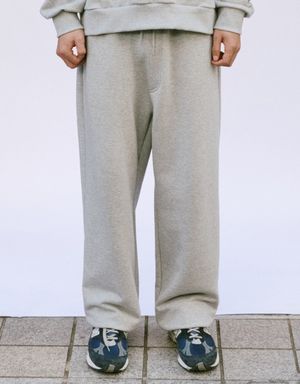 ESSENTIAL CIRCLE SWEAT PANTS (EVERY GREY)