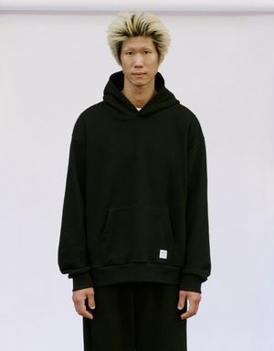 [Mmlg] ESSENTIAL CIRCLE HOODIE (EVERY BLACK)