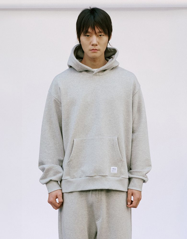[Mmlg] ESSENTIAL CIRCLE HOODIE (ASH GREY)