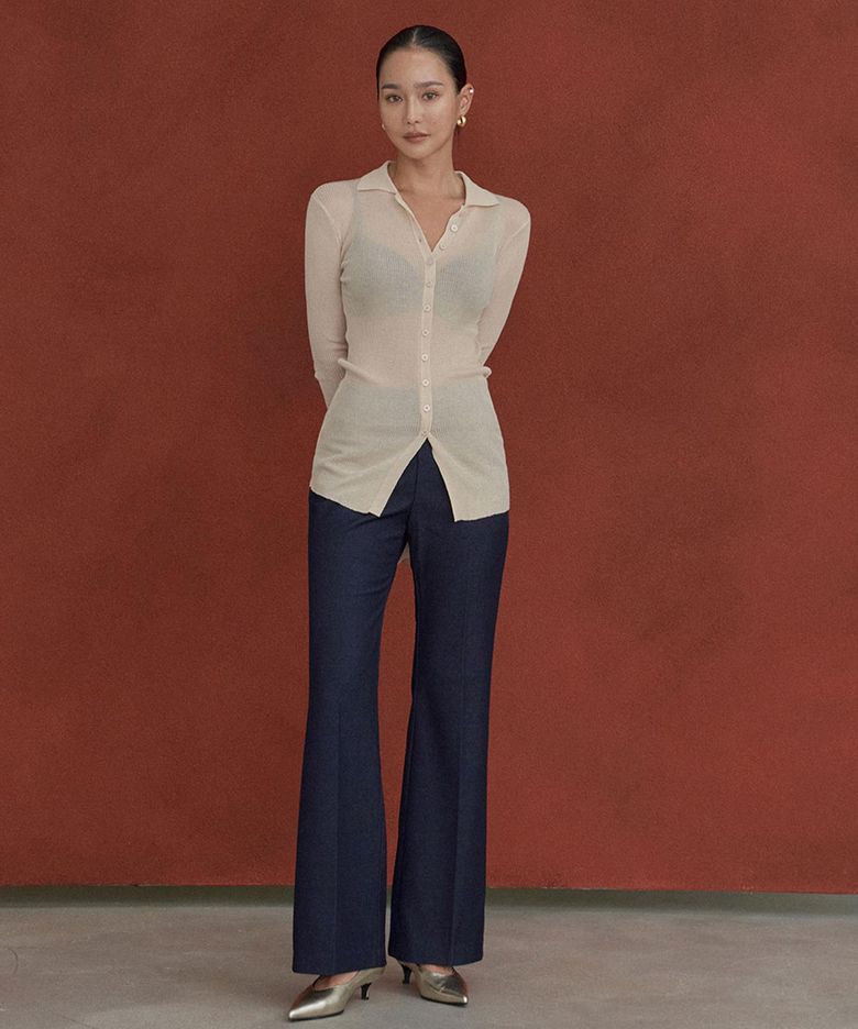 언오비 롱 부츠컷 슬랙스
