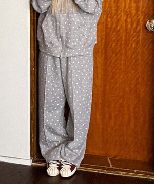 별 밴딩 팬츠 (그레이)