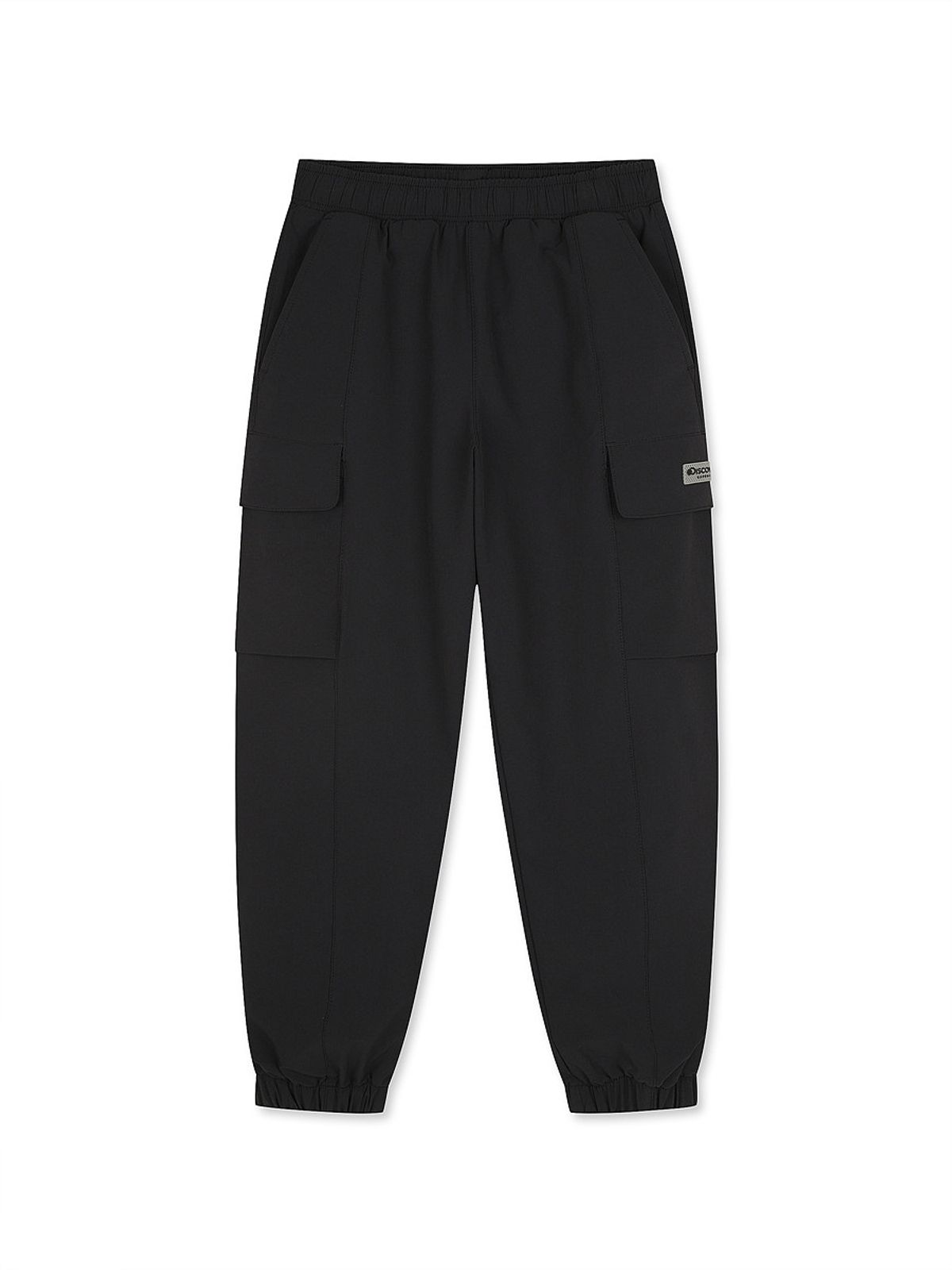 디스커버리 키즈(DISCOVERY KIDS) 키즈 우븐 카고 조거팬츠 (BLACK)