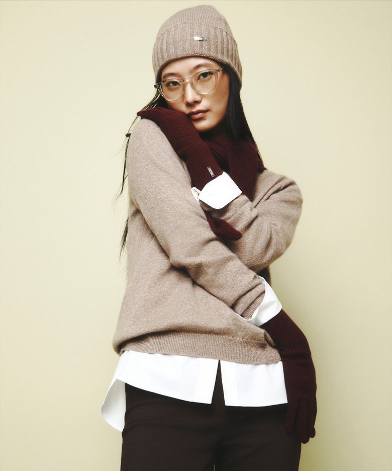 캐시미어 100% 라운드넥 베이직 여자 상의 6종 (택1)